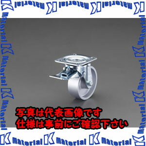 樂天商城 - 【P】【代引不可】【個人宅配送不可】ESCO(エスコ) 100mm キャスター(自在・前ブレーキ・スティール車輪) EA986NA-12 [ZES070182]