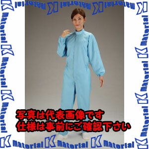 樂天商城 - 【代引不可】【個人宅配送不可】ESCO(エスコ) [3L] クリーンルーム用継ぎ作業服(青/センターファスナー) EA996DB-14 [ZES072198]