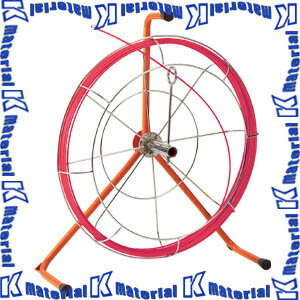 JEFCOM ジェフコム RG-0503RS 地中線工具 ファイバーレッドライン φ5 30m DENSAN デンサン [JEF0056]