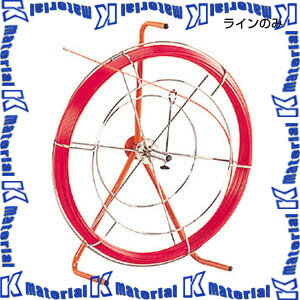 JEFCOM ジェフコム RG-0512 地中線工具 ファイバーレッドライン φ5 120m 線のみ DENSAN デンサン [JEF0069]