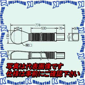 【P】未来工業 GKFC-70T 1本 フレアカバー 70型用 チョコレート [MR03848]