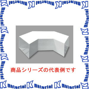 【P】マサル工業 エムケーダクト付属品 7号 平面大マガリ MDLM73 ミルキーホワイト [ms1624]