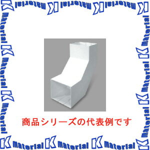 【P】マサル工業 エムケーダクト付属品 6号200型 内大マガリ MDLU6202 ホワイト [ms1651]