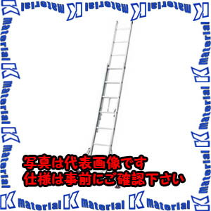【P】【代引不可】TASCOタスコ 脚部開脚伸縮式2連はしご TA840LS-1 [TAS3689]