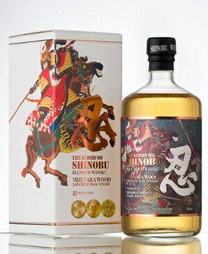 新潟麦酒 越ノ忍 ブレンドウイスキー 700ml 43° ジャパニーズブレンドウイスキー【箱付き】
