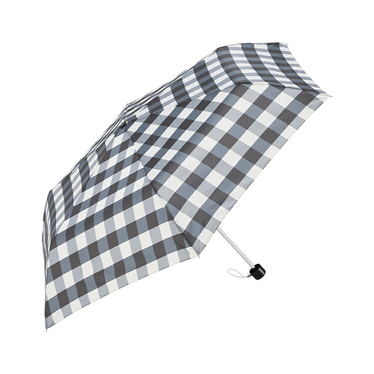 雨傘 レディース 折りたたみ傘 55cm チェック ギンガムチェック ギンガム 格子柄【耐風骨 親骨FRP骨 PP手元 3色】傘 折りたたみ 折り畳み 風に強い
