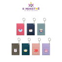 BT21 minini LEATHER PATCH CARD HOLDER [VACANCE]