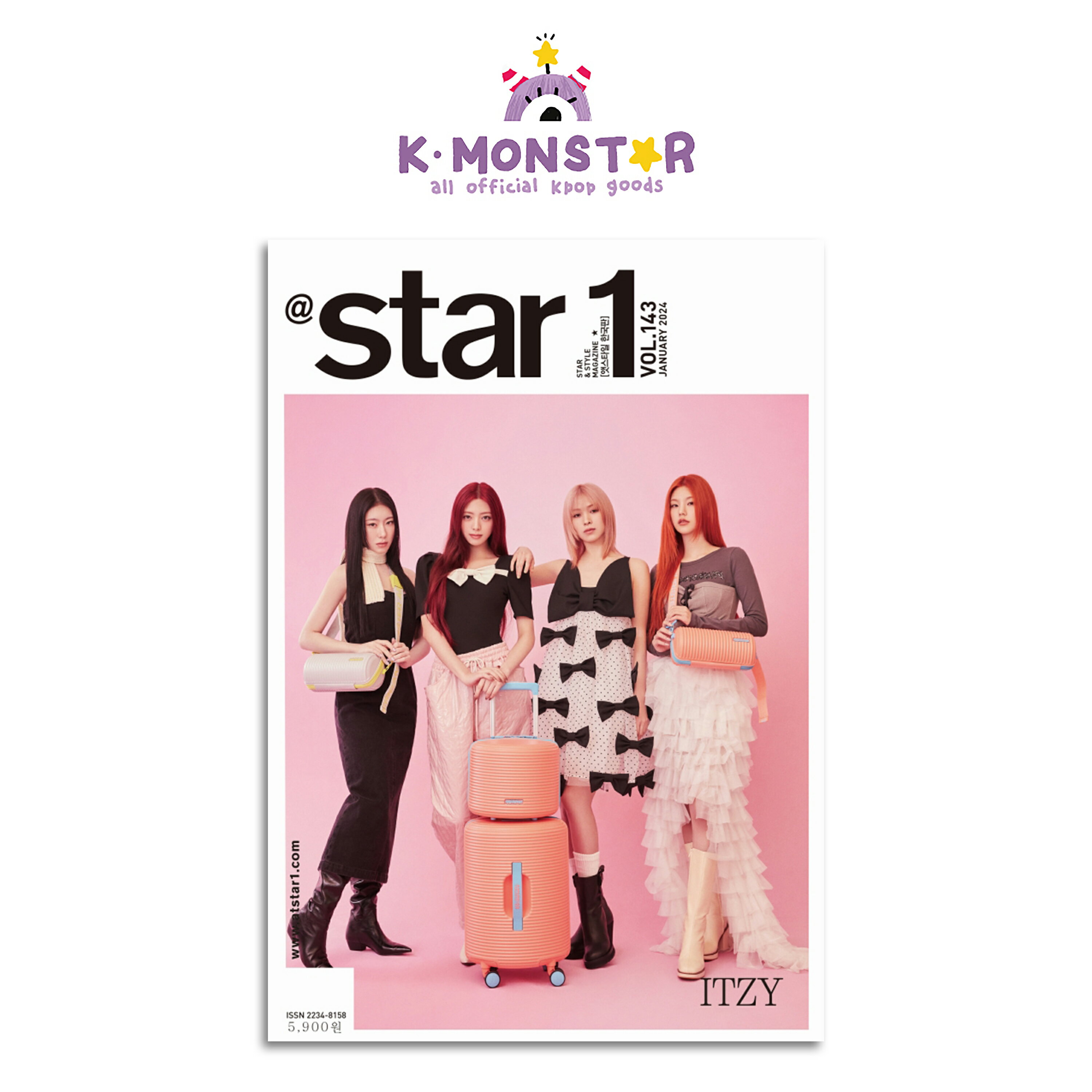 [当店特典][和訳付き] @star1 KOREA 2024年 1月号 ITZY 韓国雑誌 magazine マガジン 1