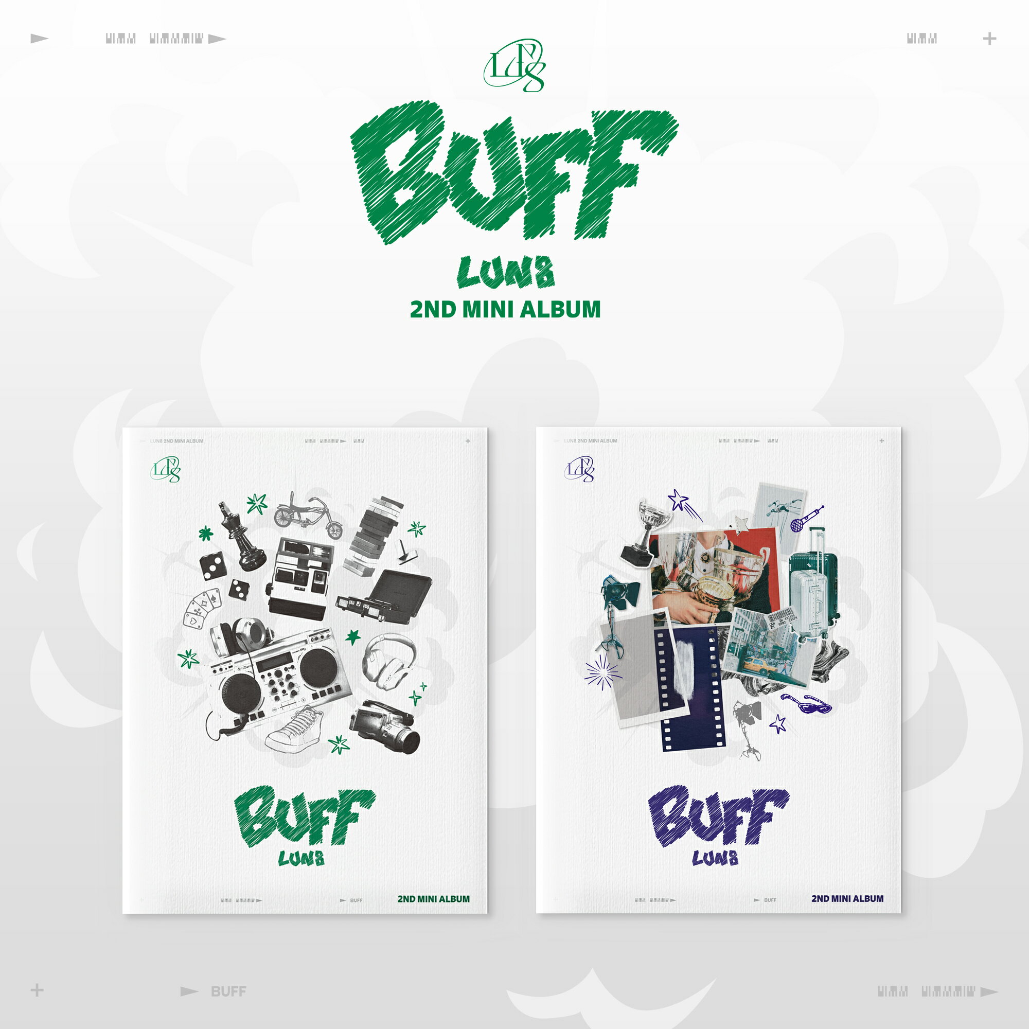  LUN8 - BUFF / 2ND MINI ALBUM 2点セット