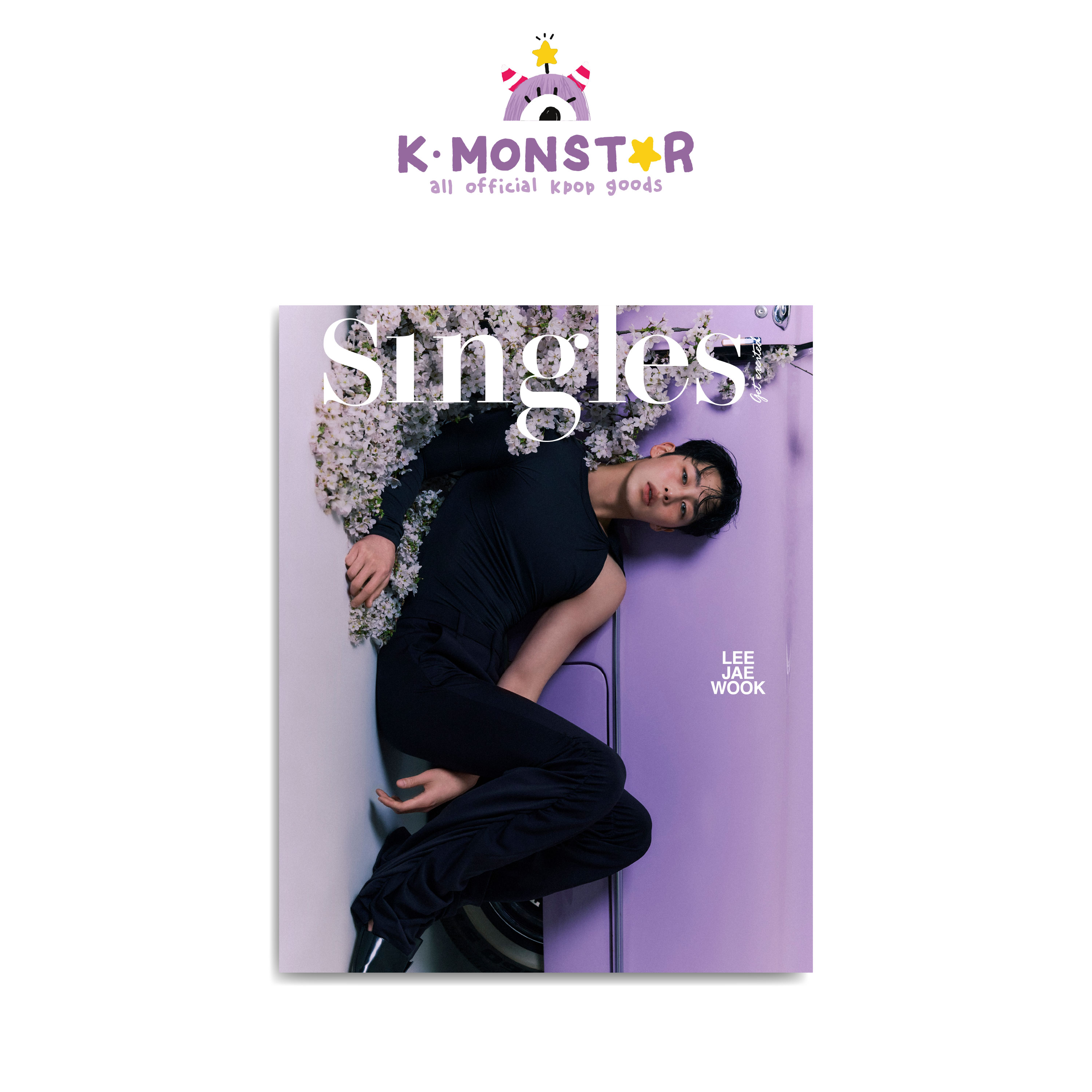 [和訳付き] Singles KOREA 2024年 5月 LEE JAE-WOOK 1種 韓国雑誌 magazine マガジン