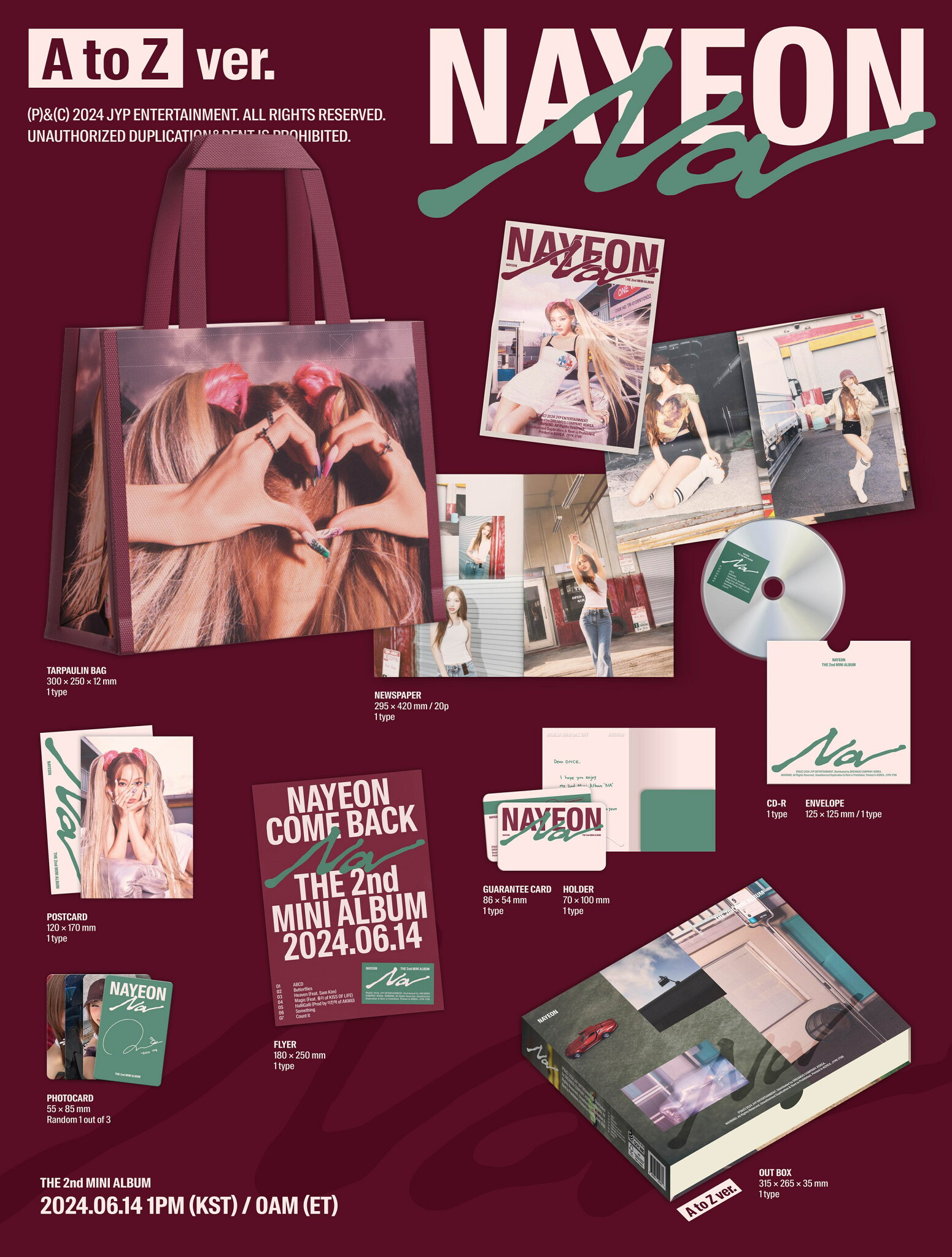 NAYEON - SPECIAL : NA (Limited Edition A to Z ver.)