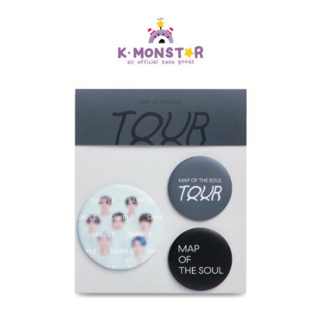 BTS MAP OF THE SOUL TOUR MERCH Can Badge Set
