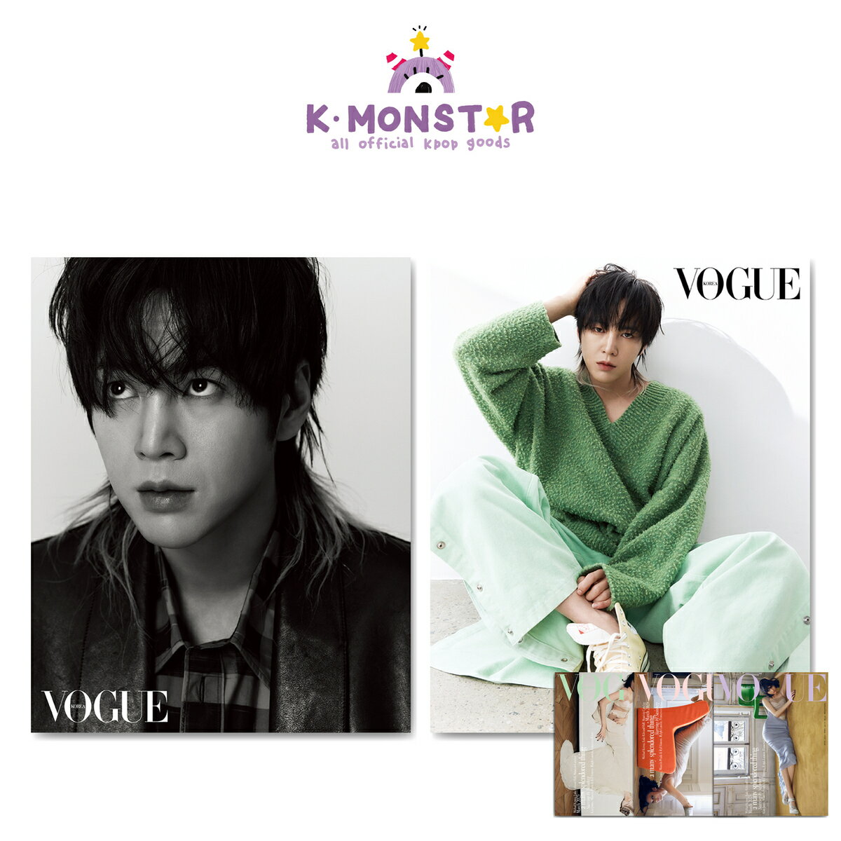 [当店特典] VOGUE KOREA 2023年 3月号 Jang Keun-Suk ジャングンソク random 韓国雑誌 magazine マガジンのサムネイル
