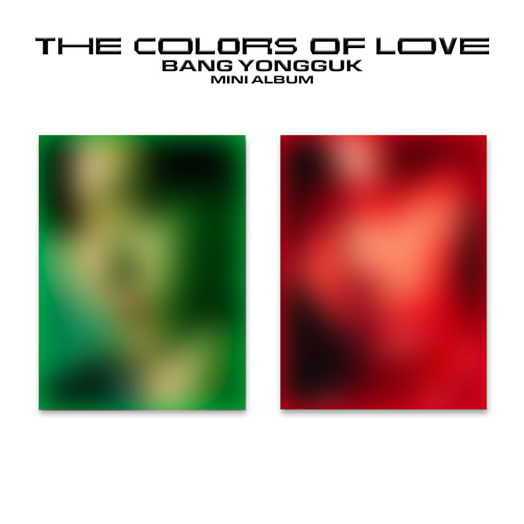 [SET]Bang Yongguk -THE COLORS OF LOVE / 2ND MINI ALBUM 2点セット