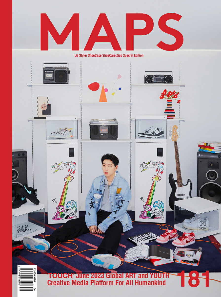 和訳付き MAPS 2023年 6月号 ZICO 2種 韓国雑誌 magazine マガジン