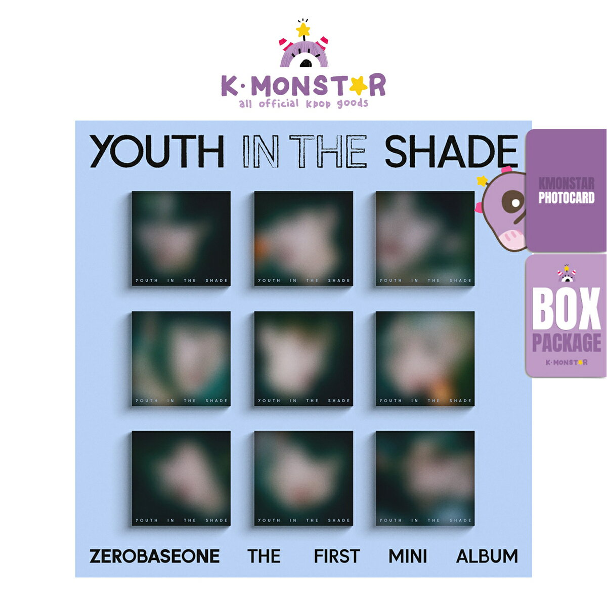 [当店特典]ZEROBASEONE - YOUTH IN THE SHADE / 1st Mini Album (Digipack VER.)RANDOM 1種