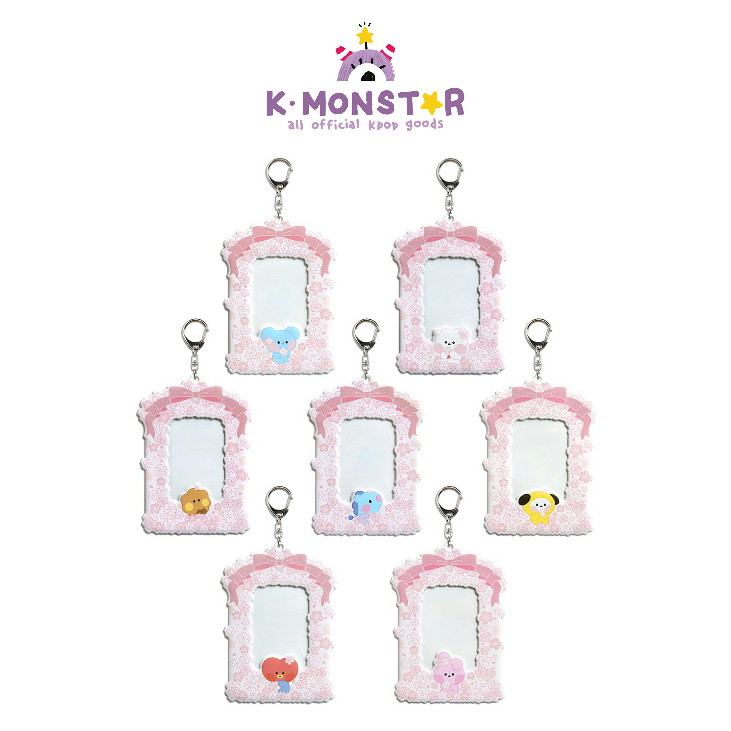 BT21 minini PHOTO HOLDER [CHERRY BLOSSOM]ミニニ フォトホルダー[桜]のサムネイル