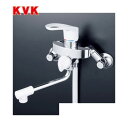KVK 浴室水栓 シングルレバー式シャワー セラミックシングル 壁付タイプ 寒冷地用  おしゃれ