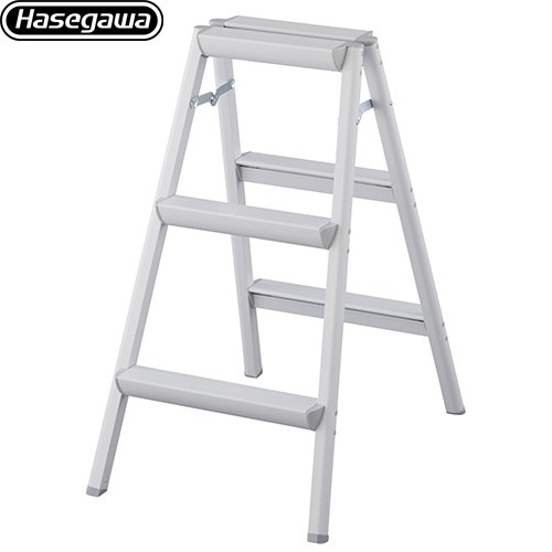[SE-8a(WH)] 長谷川工業 はしご・脚立 踏台 SE 3段 最大使用質量：100kg 天板高さ（m）：0.79 ステップ..
