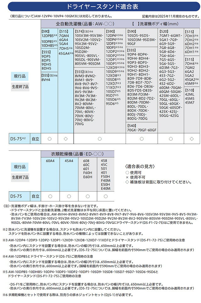 家電のネイビーの[DS-75(WU)] ドライヤースタンド 東芝 衣類乾燥機部材 横幅3段階調節 自立スタンド 【送料無料】｜アングル3