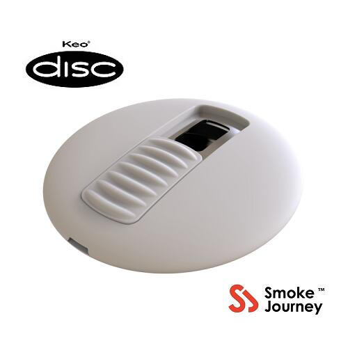 Smoke Journey(ジャーニーパイプ) KEO Disc Pipe - ケオ ディスク パイプ 【国内正規品】（ホワイト）