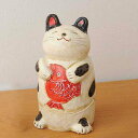 陶器 手造り 香炉 香立て/ 鯛持ち白猫 香炉(小) /置物 インテリア プレゼント 贈り物