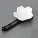 箸置き カトラリーレスト/ 桜型 箸置 白 /インテリア 業務用 おもてなし