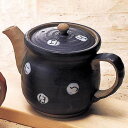ティーポット 土瓶 急須/ いろはポット(黒) /お茶 紅茶 業務用 家庭用 ギフト プレゼント 贈り物(3)