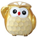 ふくろう 置物 小さい 金運/ 小福梟・金 /贈り物 プレゼント 敬老の日 新築祝い 引き出物 母の日 父の日