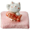 香皿 香立て 招き猫 可愛い 人形師の手造り香立て 弥生窯作/ 招猫香立(鯛) /贈り物 プレゼント 敬老の日 新築祝い 引き出物 母の日 父の日