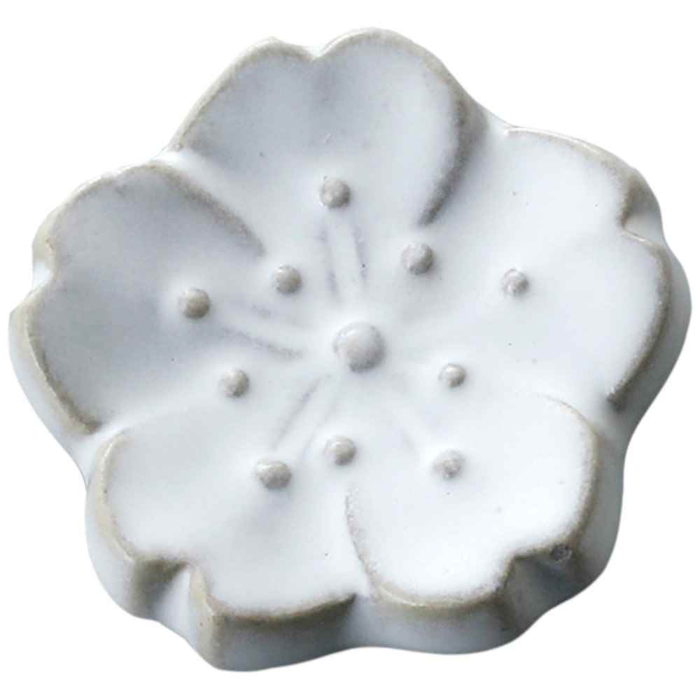 箸置き花フラワーホワイト/白釉桜箸...