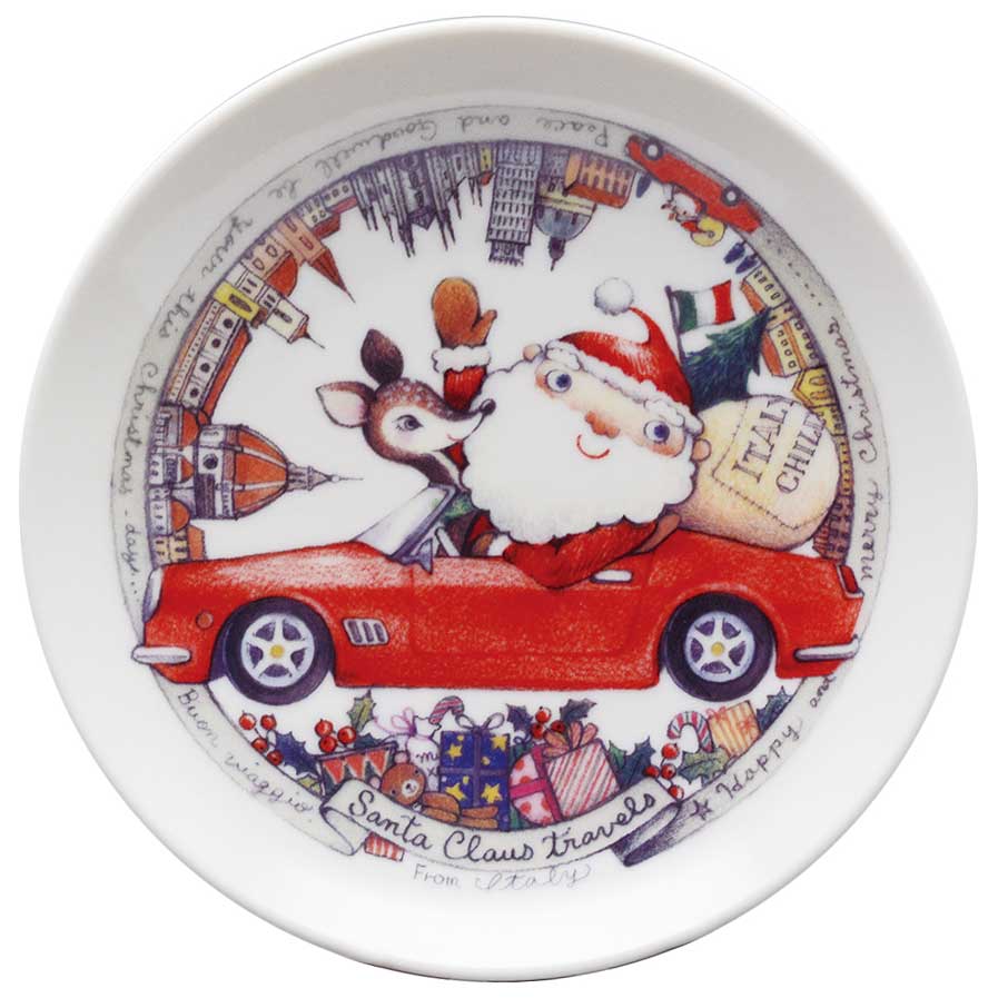 クリスマス パーティグッズ プレート 日常使いにも/ グランカドーノエル ケーキ皿 スポーツカー /イン..
