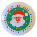 クリスマス パーティグッズ プレート 日常使いにも/ Happyクリスマス ケーキ皿 サンタ /インテリアにも かわいい プレゼント 贈り物