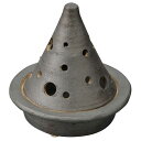 香炉 手造り 陶器/ タジン型香炉 (大)(黒釉) /アロマ プレゼント 贈り物 箱入り
