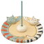 トラ猫 手造り 香皿 香立て 陶器/ 二匹の猫 香皿 /インテリア プレゼント 贈り物