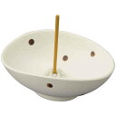 香皿 香立/ 淡雪 水玉 まゆ型 香立鉢(香玉付) /アロマ プレゼント 贈り物 箱入り
