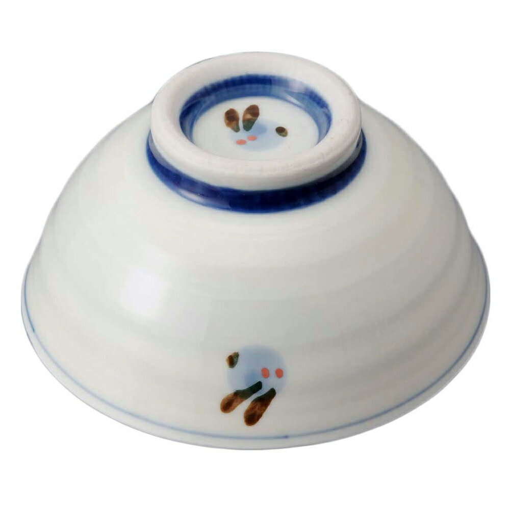 茶碗 飯碗 ちゃわん/ 内外ウサギ 飯碗（大） /陶器 おしゃれ ギフト プレゼント 贈り物