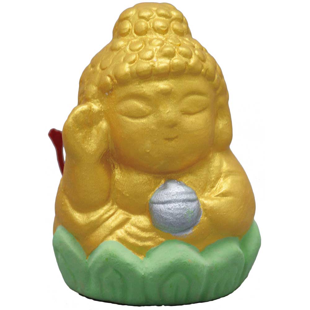 薬師如来 大仏 縁起物 置物 セラミックのおみくじ/ 「セラみくじ」 お薬師さん /粗品 販促 景品 縁起 町内会 敬老会 神社 寺社 年末 年始 家庭用 業務用のサムネイル