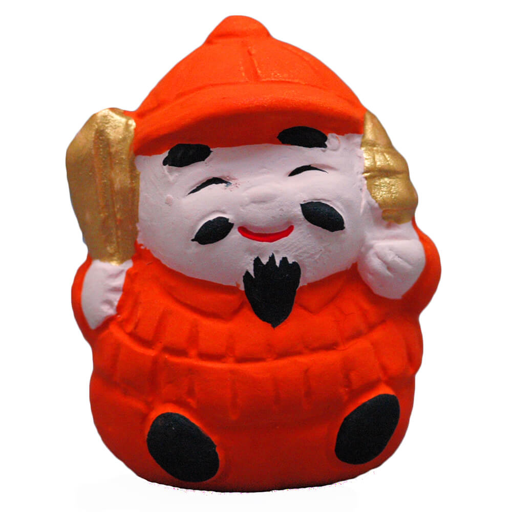 縁起物置物開運招福七柱セラミックの...