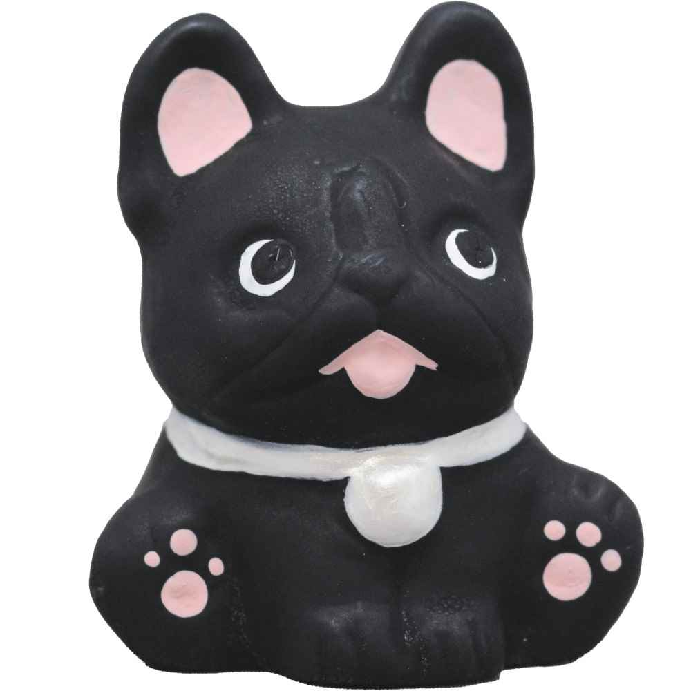 樂天商城 - 犬 陶器 置物 セラミックのおみくじ/ 「セラみくじ」 ワンニャンみくじ　フレンチ 黒 /粗品 販促 景品 縁起 町内会 敬老会 神社 寺社 年末 年始 家庭用 業務用