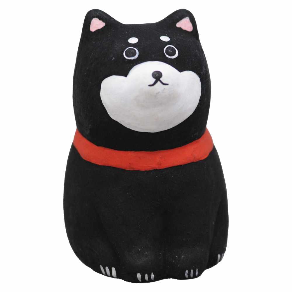 犬 陶器 置物 セラミックのおみくじ/ 「セラみくじ」 ワンニャンみくじ まじめ柴 /粗品 販促 景品 縁起 町内会 敬老会 神社 寺社 年末 年始 家庭用 業務用