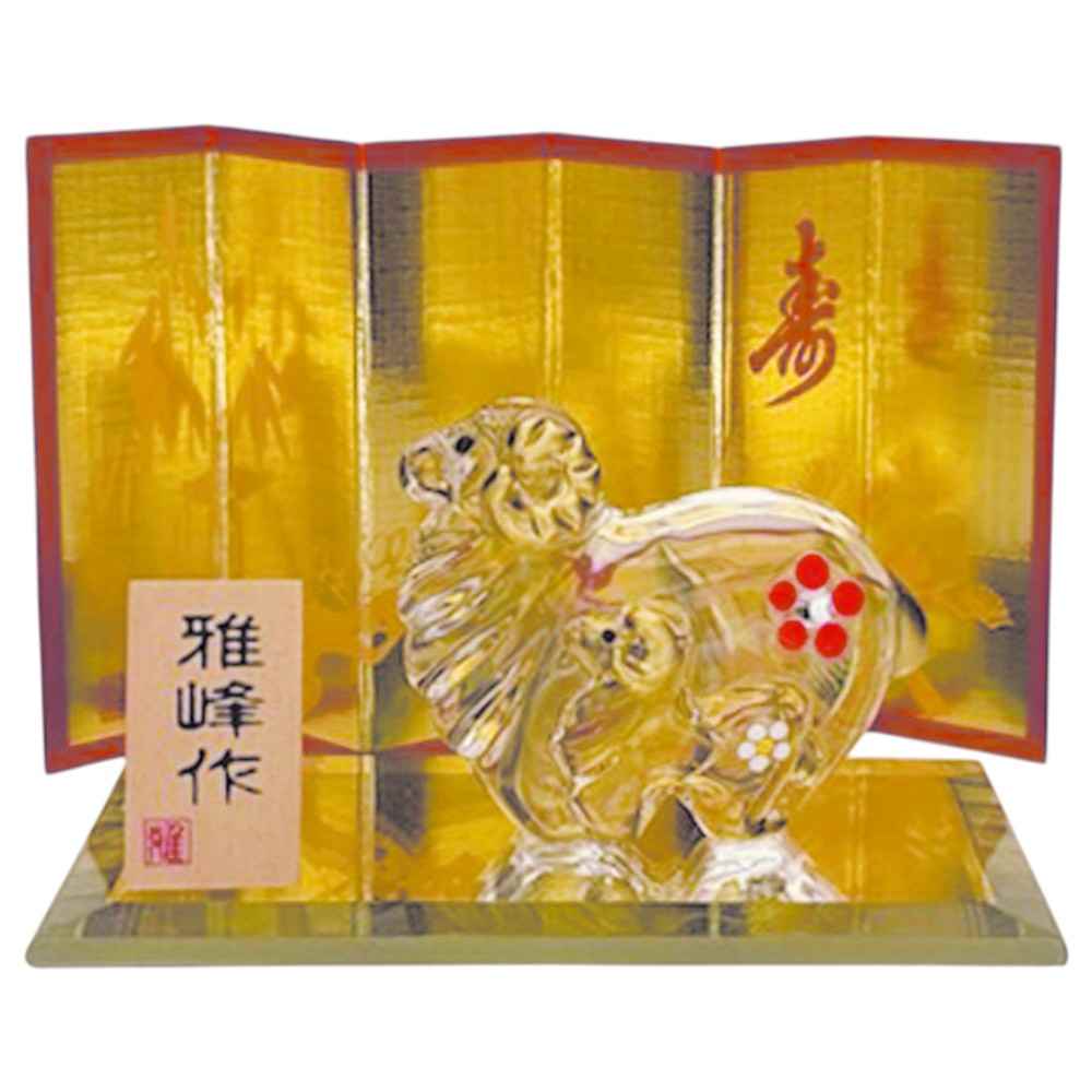楽天市場】干支 置物 戌 クリスタル（素材（インテリア）ガラス