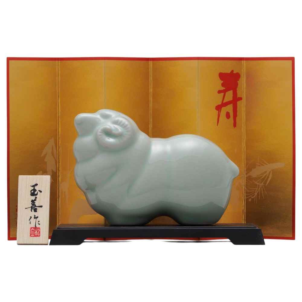 干支 置物 陶器 青磁 動物 縁起物 インテリア 楽天市場】干支 置物 青磁（インテリア小物・置物｜インテリア・寝具