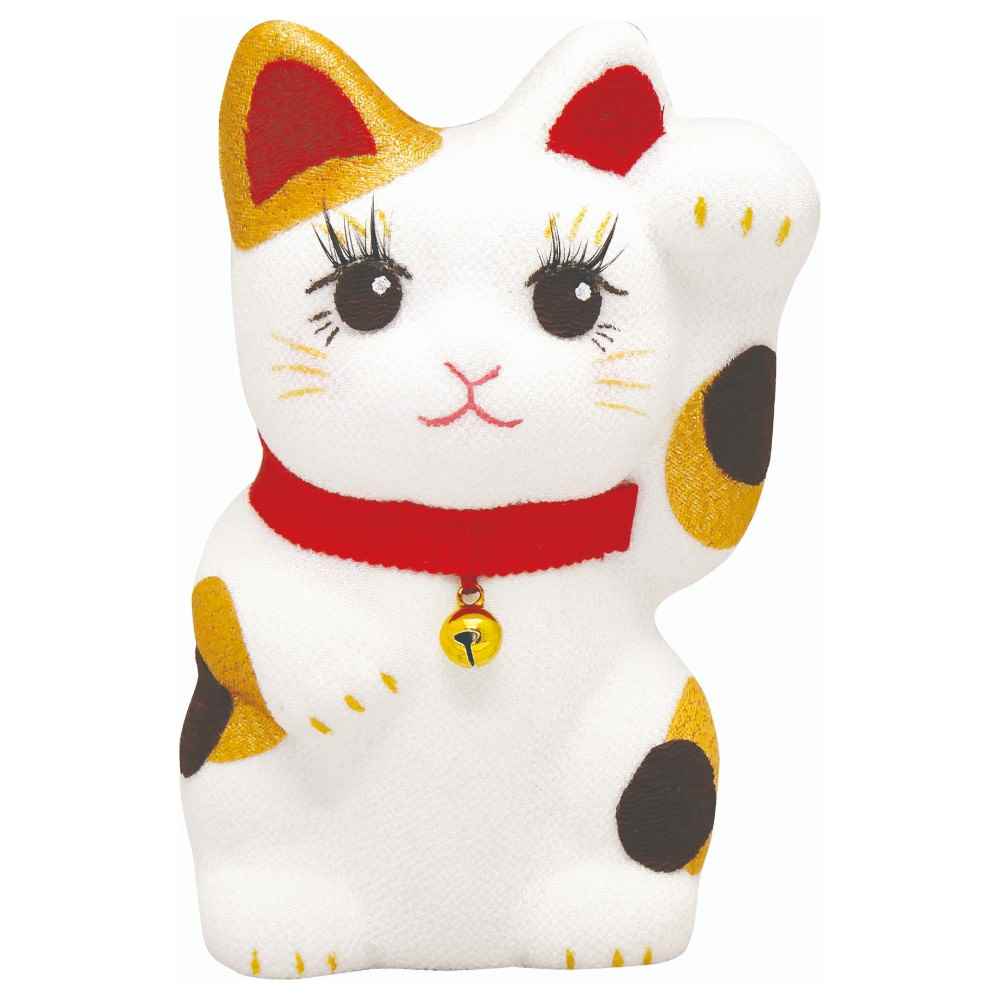 招き猫 置物 小さい つけまつげ/ まつげのニャン 招き猫 /小さい 可愛い 自分用 プレゼント用