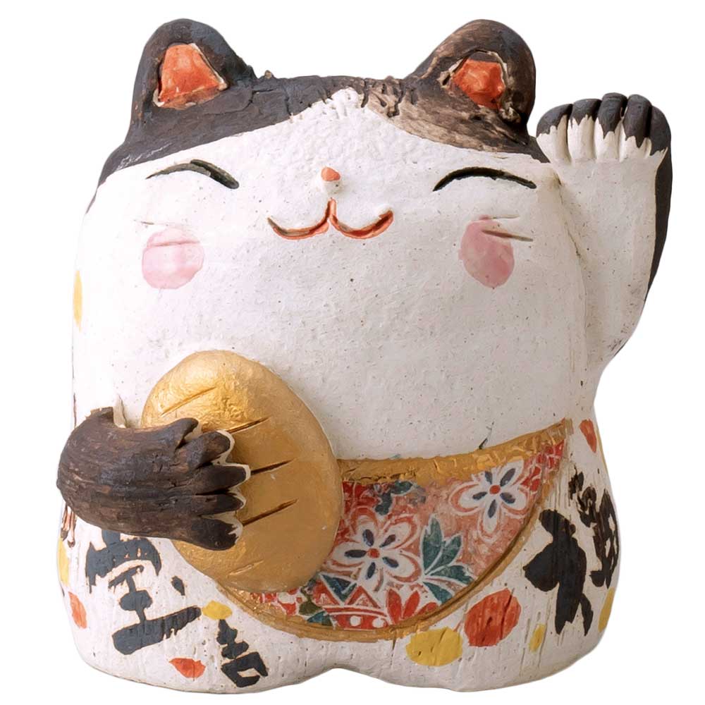 開運 招福 縁起物 おもてなし 商売繁盛 家庭円満 人形師の手造り招き猫/ 縁起招き猫 小判 小 /贈り物 プレゼント 開店祝い 母の日 誕生日 新築祝い