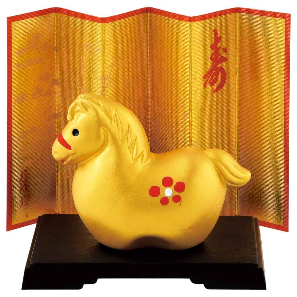 干支 午 置物 馬 うま 2026年/ 開運金彩福午 /粗品 販促 景品 縁起 町内会 敬老会 神社 寺社 年末 年始 家庭用 業務用