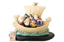 ラッピング無料/ 七福神開運宝船(クリーム) /ギフト 贈り物 プレゼント 敬老の日 新築祝い 引き出物 母の日 父の日