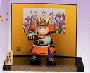 五月人形 コンパクト 陶器 小さい 大将 武将/ 錦彩若武者(太刀) /こどもの日 端午の節句 初夏 お祝い 贈り物 プレゼント