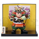 五月人形 コンパクト 陶器 小さい 大将 武将/ 錦彩若武者(弓矢) /こどもの日 端午の節句 初夏 お祝い 贈り物 プレゼント