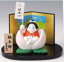 五月人形 コンパクト 陶器 小さい おとぎ話/ 桃太郎 /こどもの日 端午の節句 初夏 お祝い 贈り物 プレゼント